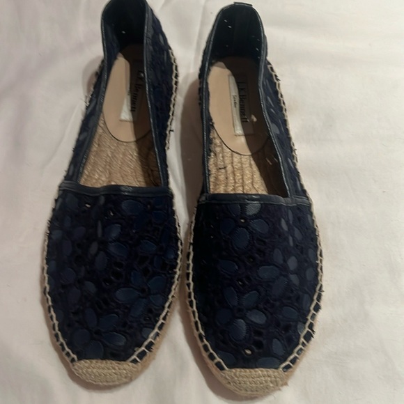 NEW  L.K. Bennett Espadrilles Navy - Picture 1 of 8